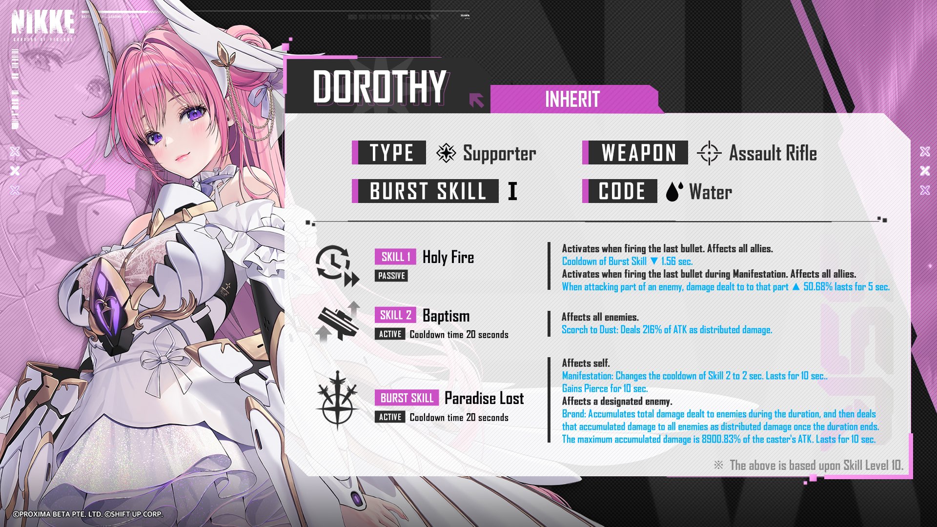 NIKKE DOROTHY クリアファイル NIKKE DOROTHY クリアファイル